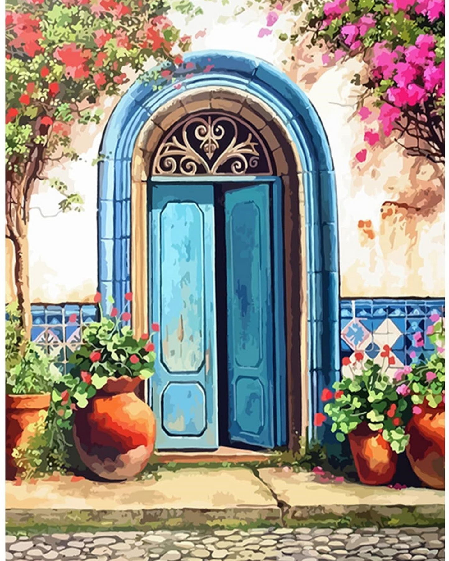 The Secret Garden DIY Acrylic Painting by Numbers Kit on Canvas…