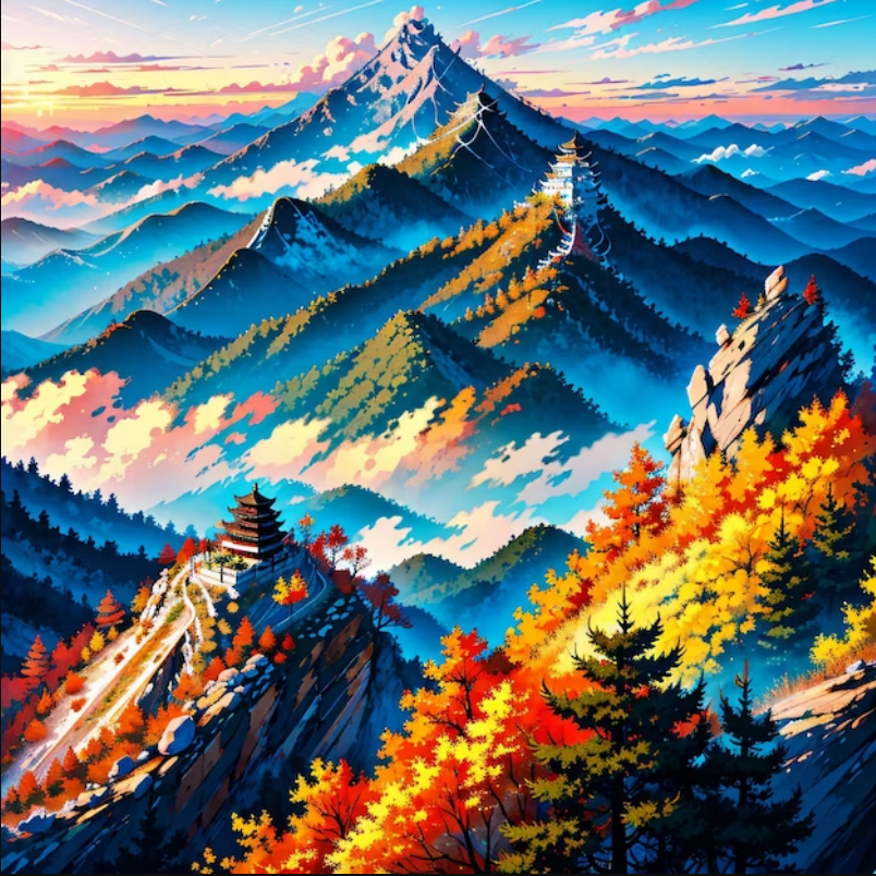 The PEAK DIY Acrylic Painting by Numbers Kit on Canvas