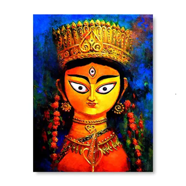 Durga DIY Acrylic Painting by Numbers Kit on Canvas…